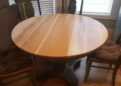 Round Hickory Table