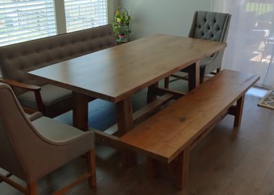 Rustic DIning Table Bench